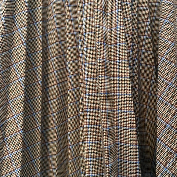 Acne Studios Electric-Pleated Asymmetrical Midi Skirt In Orange Wool Blend sz 36 - Picture 8 of 10